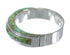 Turquoise Inlay Authentic Sterling Silver Ring Size 6 AX86664